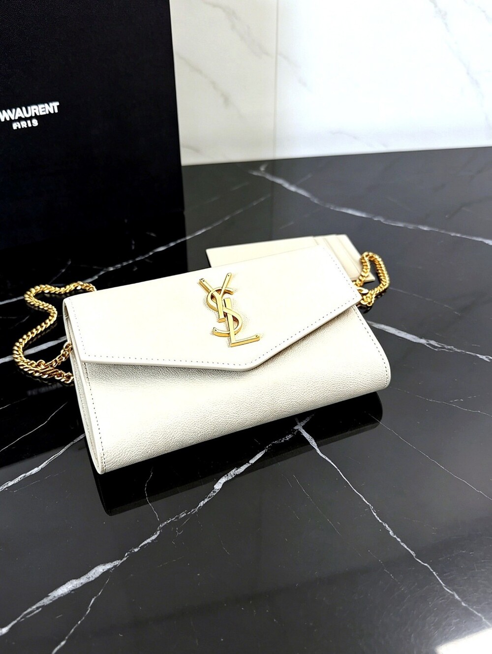 Saint Laurent Envelope Chain Wallet - Picture 3 of 6